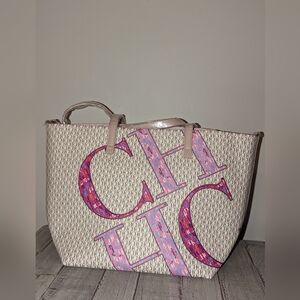 Pink CHHC Fashion Tote Bag